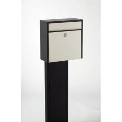 Allux 250 Postkasse, Sort M. Rustfri Klap 7 Allux 250 Postkasse, Sort M. Rustfri Klap -Tuin- En Buitengereedschap allux 250 postkasse sort m rustfri klap 4