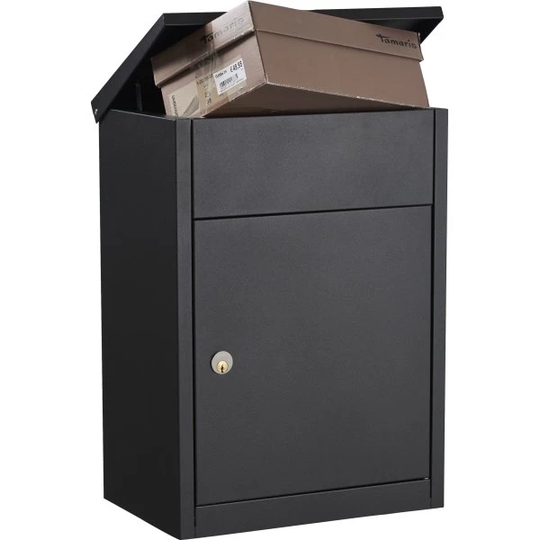 Allux 500 Pakkepostkasse, Sort, Ruko Lås 2 Allux 500 Pakkepostkasse, Sort, Ruko Lås - Billede 2