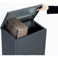 Allux 600 Pakkepostkasse, Antracit -Tuin- En Buitengereedschap allux 600 pakkepostkasse antracit 3