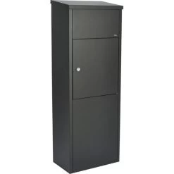 Allux 600 Pakkepostkasse, Sort