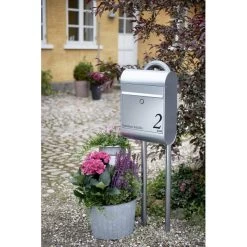 Allux 6000 Postkasse, Galvaniseret -Tuin- En Buitengereedschap allux 6000 postkasse galvaniseret 4