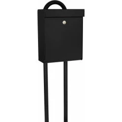 Allux Grundform Postkasse, Sort -Tuin- En Buitengereedschap allux grundform postkasse sort 4