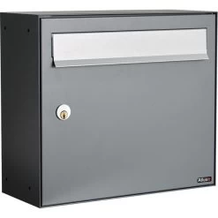 Allux HC4 Systempostkasse, Antracit Stål