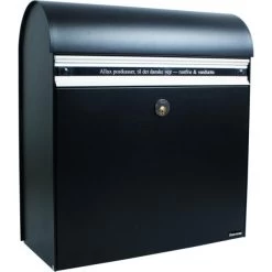 Allux KS200 Postkasse, Sort