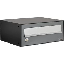 Allux LC4 Systempostkasse, Antracit Stål, 1 Modul