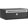 Allux PC2 Systempostkasse, Antracit Stål, Front