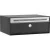 Allux PC2 Systempostkasse, Sort Stål, Front