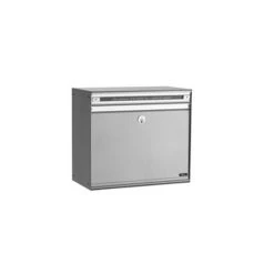 Allux SC200 Systempostkasse, Alu/grå Stål