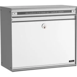 Allux SC200 Systempostkasse, Alu/hvid