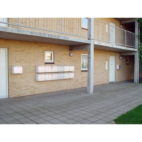 Allux SC200 Systempostkasse, Alu/hvid 5 Allux SC200 Systempostkasse, Alu/hvid - Billede 5