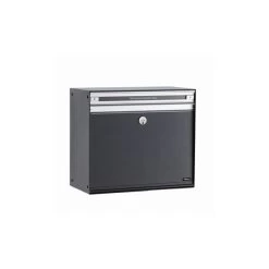 Allux SC200 Systempostkasse, Antracit Stål