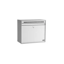 Allux SC200 Systempostkasse, Hvid Stål