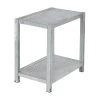 Plus Anretterbord Perf., Varmgalv. Stål, 47x77x72 Cm
