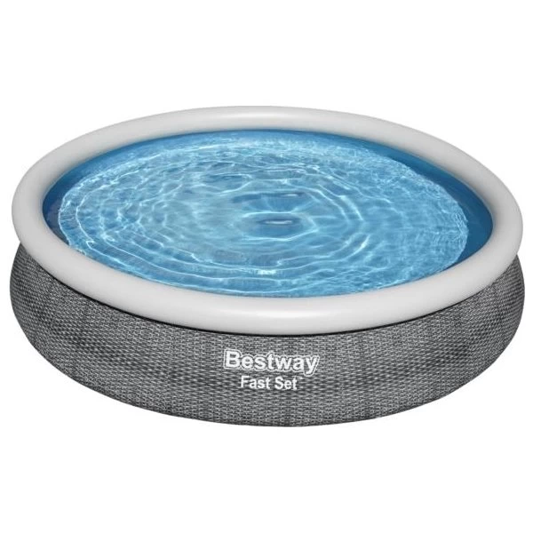 Bestway Fast Set Pool, 366x76 Cm, 5.377L, Antracit 1 Bestway Fast Set Pool, 366x76 Cm, 5.377L, Antracit