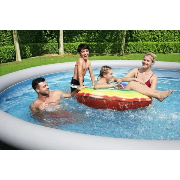 Bestway Fast Set Pool 396 X 84cm, 7340 L, Antracit 3 Bestway Fast Set Pool 396 X 84cm, 7340 L, Antracit - Billede 3