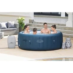 Bestway Milan Airjet Plus Lay-Z Spa Ø196cm 4-6pers -Tuin- En Buitengereedschap bestway milan airjet plus layz spa o196cm 46pers 6