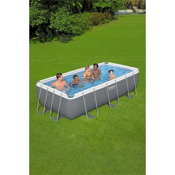 Bestway Power Steel Pool, 4.04 X 2.01 X 1m, 6478L 2 Bestway Power Steel Pool, 4.04 X 2.01 X 1m, 6478L - Billede 2