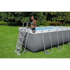 Bestway Power Steel Pool, 4.12x2.01x1.22m, 8.124L -Tuin- En Buitengereedschap bestway power steel pool 412x201x122 m 8124l 3
