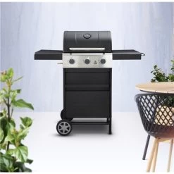 DAN GRILL Gasgrill 3 Brænder -Tuin- En Buitengereedschap dan grill gasgrill 3 brander 3