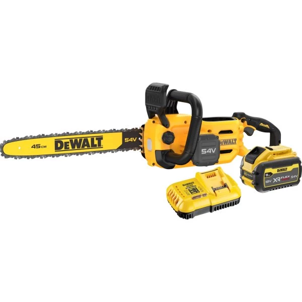 DEWALT Kædesav 45cm 54V Med Batteri Og Lader 1 DEWALT Kædesav 45cm 54V Med Batteri Og Lader