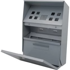 No Name Grey Væghængt Udendørs Askebæger, Pulverlakeret -Tuin- En Buitengereedschap grey vaghangt udendors askebager pulverlakeret 3