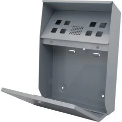 No Name Grey Væghængt Udendørs Askebæger, Pulverlakeret -Tuin- En Buitengereedschap grey vaghangt udendors askebager pulverlakeret 4