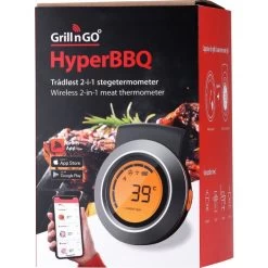 Grill'n'go HyperBBQ Trådløst 2-i-1 Stegetermometer 5 Grill'n'go HyperBBQ Trådløst 2-i-1 Stegetermometer -Tuin- En Buitengereedschap grillngo hyperbbq tradlost 2i1 stegetermometer 3