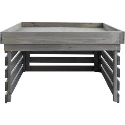 Grouw Garage T/Robotplæneklipper, Grå