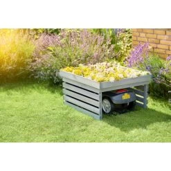 Grouw Garage T/Robotplæneklipper, Grå -Tuin- En Buitengereedschap grouw garage trobotplaneklipper gra 3