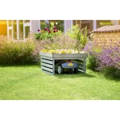 Grouw Garage T/Robotplæneklipper, Grå -Tuin- En Buitengereedschap grouw garage trobotplaneklipper gra 4