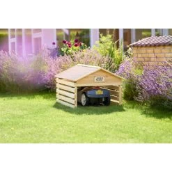 Grouw Garage T/Robotplæneklipper, Natur -Tuin- En Buitengereedschap grouw garage trobotplaneklipper natur 4