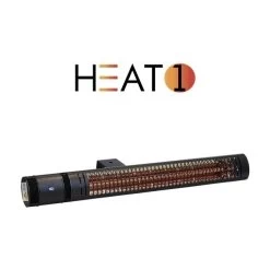 HEAT1 Eco High-line 2000W, Slimline, Sort