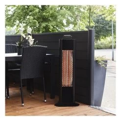 HEAT1 ECO High-line, Gulvmodel 2000W, Sort -Tuin- En Buitengereedschap heat1 eco highline gulvmodel 2000w sort 5