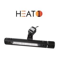 HEAT1 Eco Plus-line 2000W, Oscillerende, Sort -Tuin- En Buitengereedschap heat1 eco plusline 2000w oscillerende sort 4