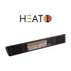 HEAT1 Eco Pro-line 2000W, Glasfront, Sort