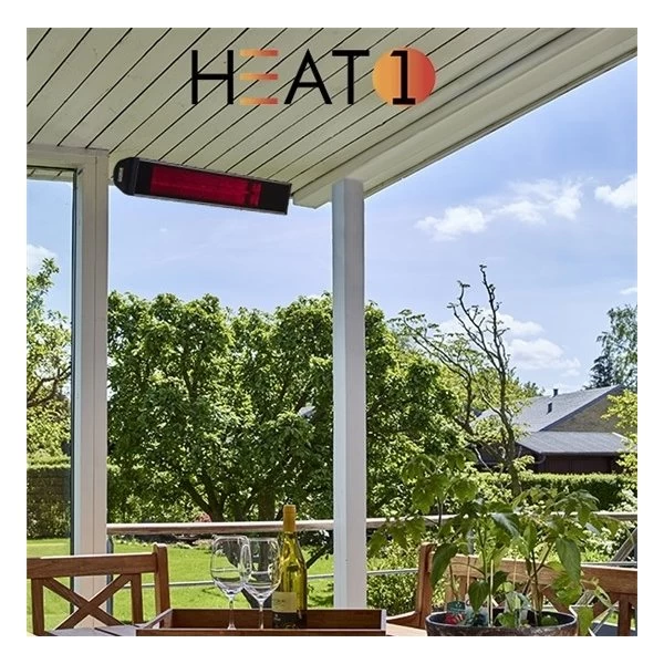 HEAT1 Eco Pro-line 2000W, Glasfront, Sort 15 HEAT1 Eco Pro-line 2000W, Glasfront, Sort - Billede 15