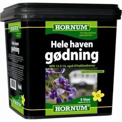 HORNUM - Hele Haven Gødning, 5 Liter