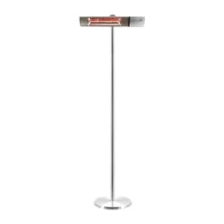 HORTUS Terrassevarmer Gulvmodel, 3-trin, Sølv