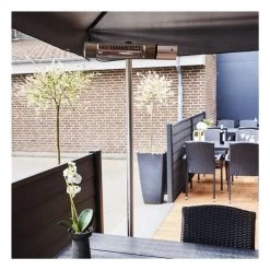 HORTUS Terrassevarmer Gulvmodel, 3-trin, Sølv -Tuin- En Buitengereedschap hortus terrassevarmer gulvmodel 3trin solv 6