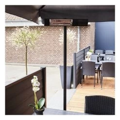 HORTUS Terrassevarmer Gulvmodel, 3-trin, Sort -Tuin- En Buitengereedschap hortus terrassevarmer gulvmodel 3trin sort 7