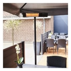 HORTUS Terrassevarmer Gulvmodel, 3-trin, Sort -Tuin- En Buitengereedschap hortus terrassevarmer gulvmodel 3trin sort 8