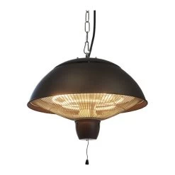 HORTUS Terrassevarmer Hængemodel 600/1500 W Sort