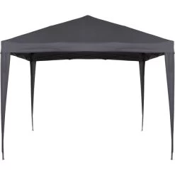 Pavillon 3x3 M, Easy Up, Grå 14 Pavillon 3x3 M, Easy Up, Grå -Tuin- En Buitengereedschap pavillon 3x3 m easy up gra 8