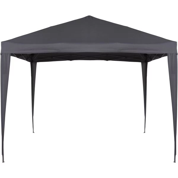 Pavillon 3x3 M, Easy Up, Grå 7 Pavillon 3x3 M, Easy Up, Grå - Billede 7