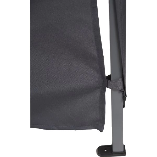 Pavillon 3x3 M, Easy Up, Grå 8 Pavillon 3x3 M, Easy Up, Grå - Billede 8