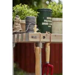 Plus Tralle Grillbord M/ 1 Hylde, Drivtømmer -Tuin- En Buitengereedschap plus tralle grillbord m 1 hylde drivtommer 4