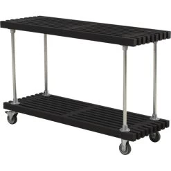 Plus Tralle Grillbord M/ 1 Hylde, Sort