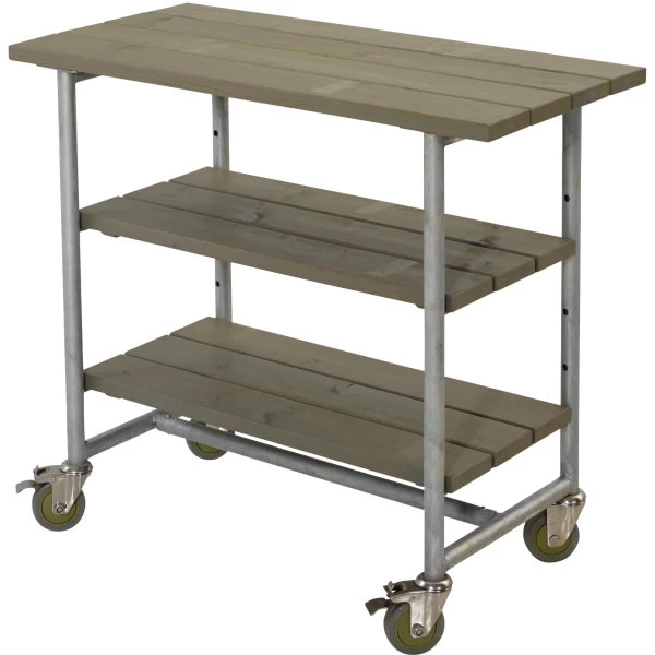 Plus Urban Grillbord M/2 Hylder, Gråbrun 1 Plus Urban Grillbord M/2 Hylder, Gråbrun