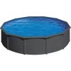 Swim & Fun Pool Basic, Ø550 X 120 Cm, Antracitgrå, 24.900L
