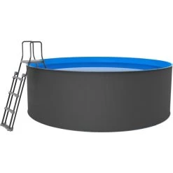 Swim & Fun Santorini Pool XL Ø460 X 120cm, 17.600L, Grå